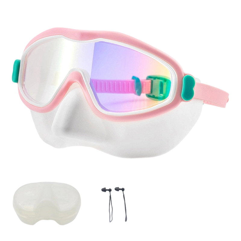 🏊 SUMMER SALE! 🌊 Kids Anti-Choke Swim Goggles with Nose Cover 🐬 Anti-Fog, Leak-Proof &amp; Comfortable Fit
