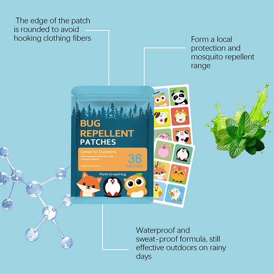 🥳2026 HOT SALE🥳💞50K+ SOLD!🏆🦟 50% OFF! Mosquito Repellent Patches – Waterproof &amp; sweatproof, natural ingredients. Cute designs, gentle on skin. Last day! 🌸✨