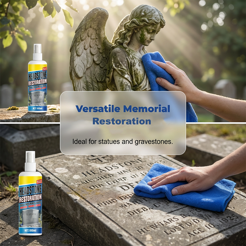 ⏰🎁Spray zur Restaurierung und Reinigung von Grabsteinen