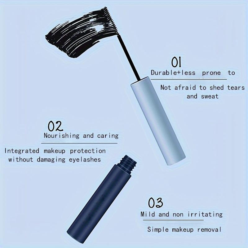 🔥LIMITED TIME 55% OFF! 💖 2.5mm Micro-Brush Mascara – 24H Waterproof, Lash-Lifting &amp; Lengthening