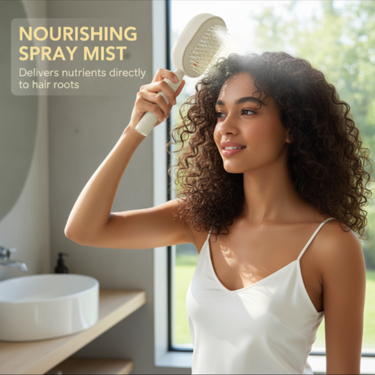 💆‍♀️ 50% OFF NOW! 💧 Electric Spray &amp; Massage Hair Brush – Soothing Scalp Massage, Fine Mist Spraying &amp; Smooth Hair Care – Detangle, Nourish, Relax ✨