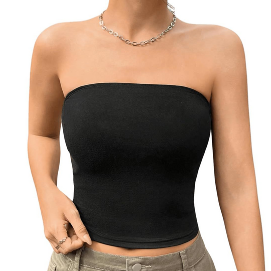 🔥 50% OFF TODAY! 💕 Women’s Soft Strapless Tube Top ✨ Seamless Comfort, Secure Fit &amp; Effortless Style