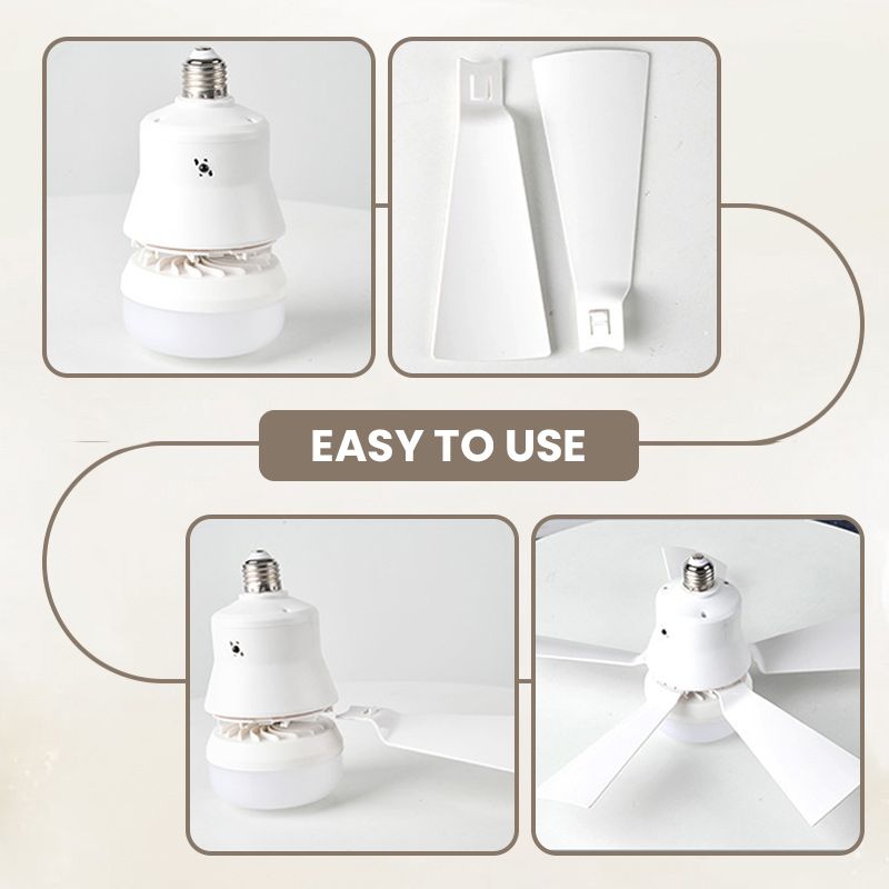 🔥40W LED Ceiling Fan Light – 20.5” Ultra-Quiet with Remote 🎯 | E27 + FREE B22 Adapter 🔌 | For Bedroom 😴, Kitchen 👩‍🍳 &amp; Garage 🛠️ – UK Ready! 🇬🇧