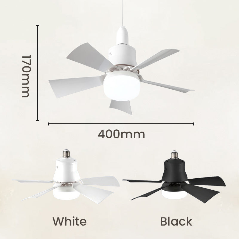 🔥40W LED Ceiling Fan Light – 20.5” Ultra-Quiet with Remote 🎯 | E27 + FREE B22 Adapter 🔌 | For Bedroom 😴, Kitchen 👩‍🍳 &amp; Garage 🛠️ – UK Ready! 🇬🇧