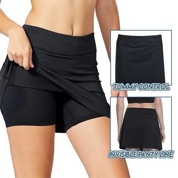 🌞 50%OFF TODAY ONLY! 🏃‍♀️ Anti-Chafing Active Skort ✨ Built-In Shorts, Ultra-Soft Comfort &amp; Move Freely All Day