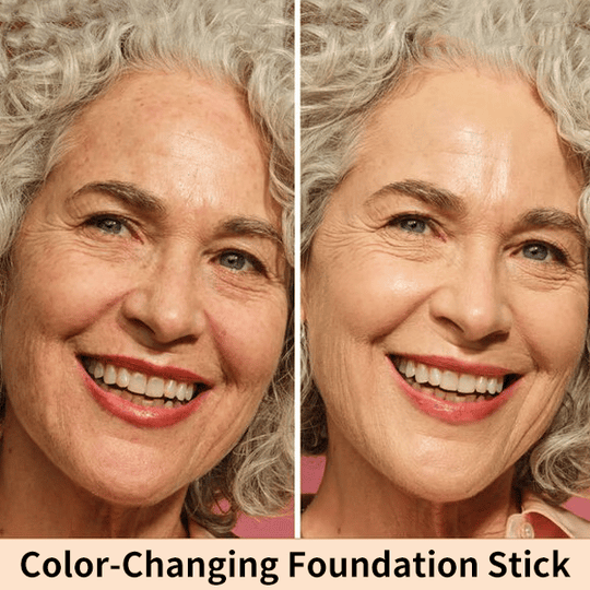 🎉BUY 1 GET 1 FREE🎉[OFFICIAL PRODUCT]  Cover Cream Stick V w/ Detachable Brush - Korean Skin Care Color-Changing Foundation Stick with Collagen Capsules (0.45 oz)