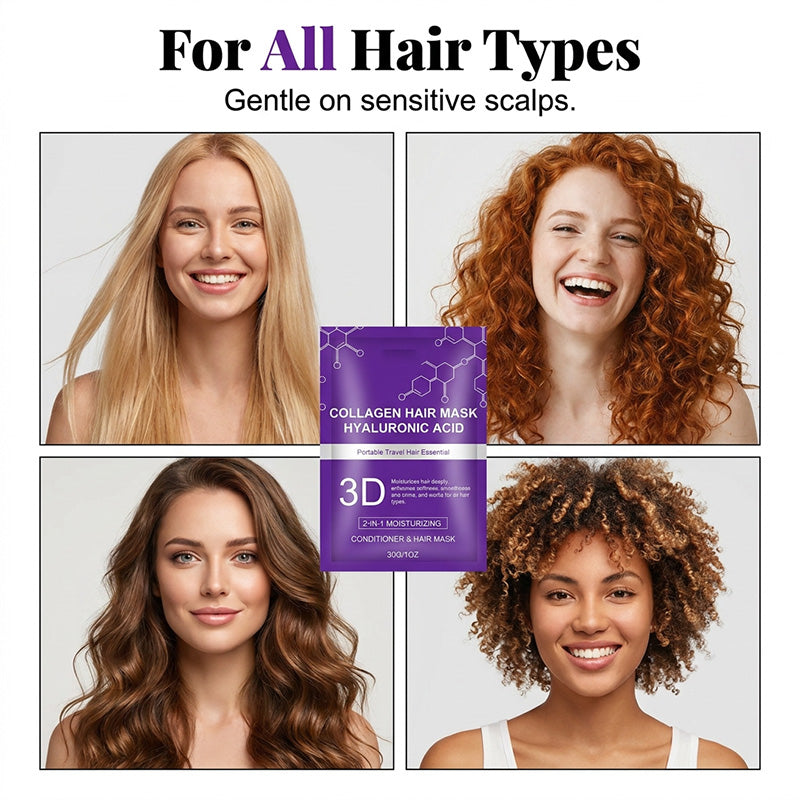 💇‍♀️ BUY 1 GET 1 FREE! 💖 Hyaluronic Acid Hair Mask ✨ Deep Repair, Intense Hydration &amp; Silky-Smooth Hair