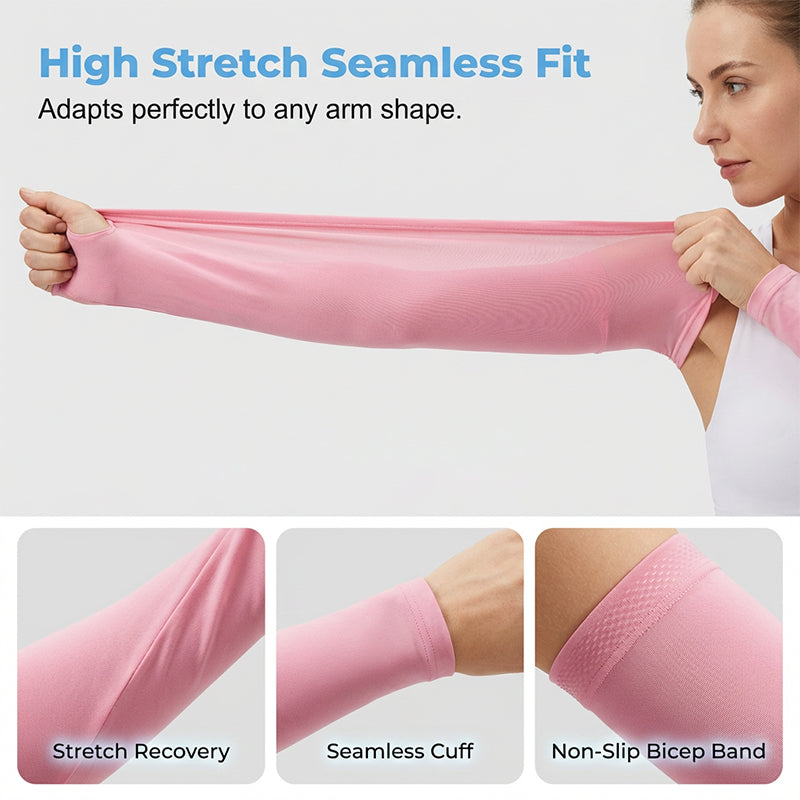 ☀️ BUY 2 GET 1 FREE | Cooling UV Protection Arm Sleeves – Stay Cool &amp; Sun Safe All Summer