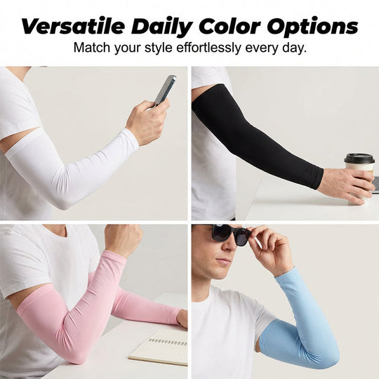 ☀️ BUY 2 GET 1 FREE | Cooling UV Protection Arm Sleeves – Stay Cool &amp; Sun Safe All Summer