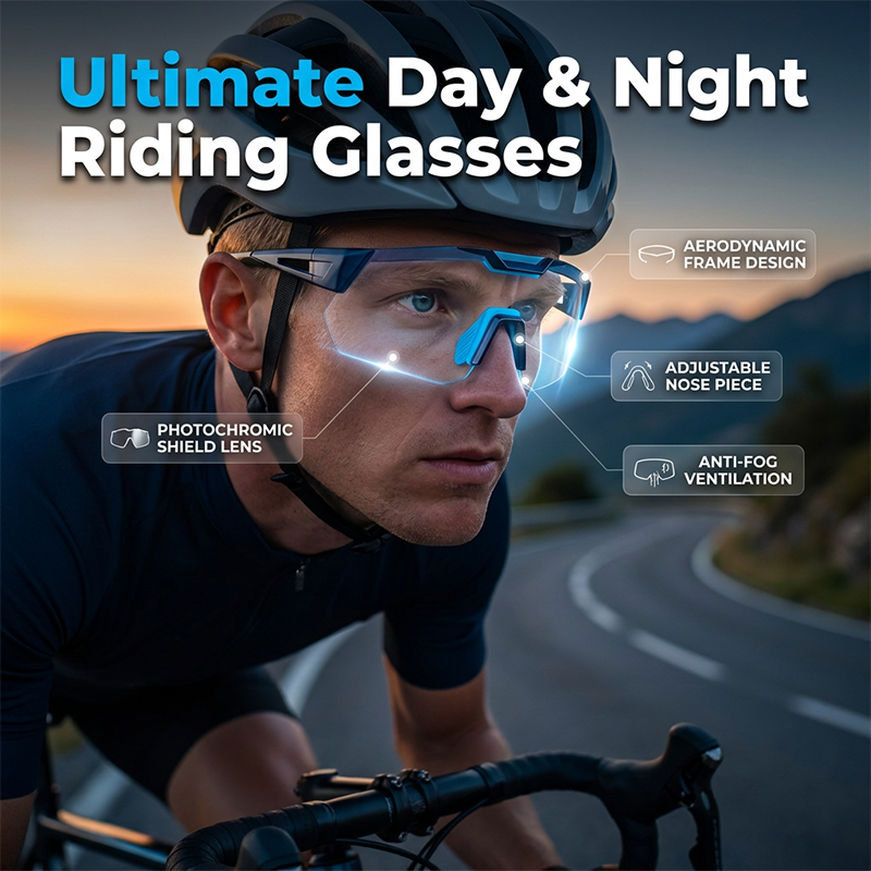 🎉 2026 Sale — Over 27,000 Sold! 🚴 Day &amp; Night Riding Glasses – Wind, Dust &amp; Insect Shield – Featherlight for All-Day Comfort! ✨