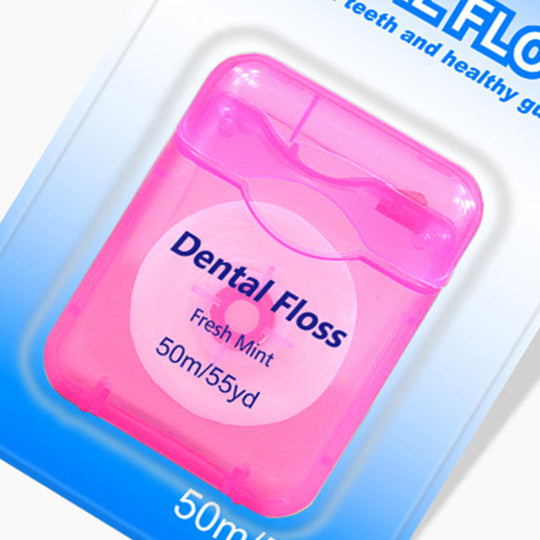 🔥 BUY 2 GET 1 FREE! 🦷 50m Mint Flavored Dental Floss 🌿 Fresh Breath &amp; Effective Plaque Removal