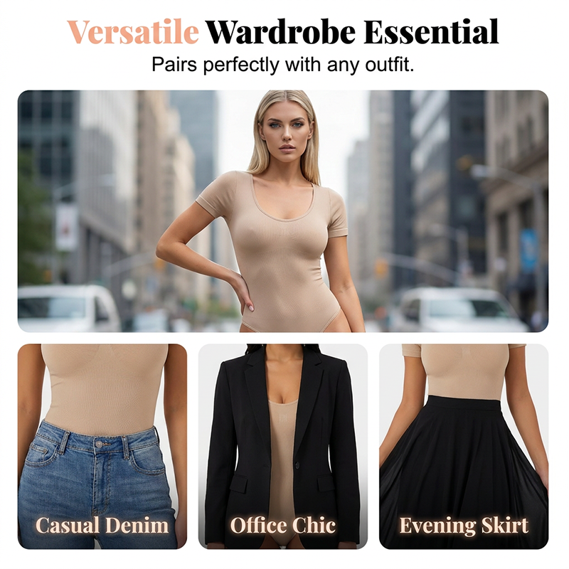 💖 60% OFF TODAY! ✨ Seamless Tummy Control Shapewear Bodysuit 👗 Sculpt, Smooth &amp; Shape Instantly