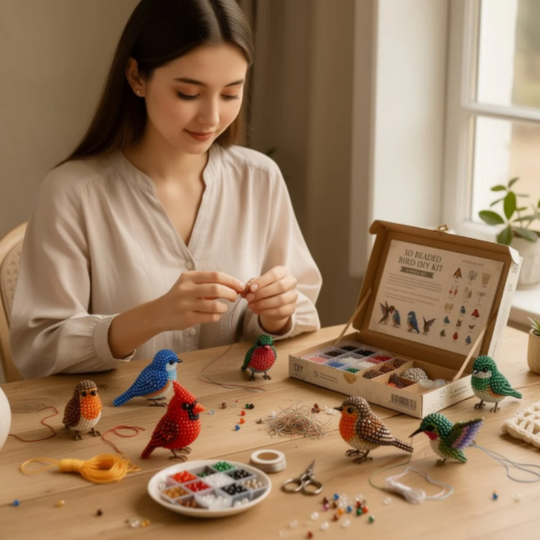 ⏳LIMITED OFFER 50%OFF🌞DIY Beaded Animal Kit 🐾✨ – All-in-One, Beginner Friendly, 3D Figures