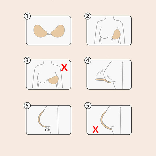 🌸 No Bra Needed Confidence! 💗 Thickened Invisible Breast Pads ✨ Waterproof, Sweat-Proof &amp; Stay in Place All Day