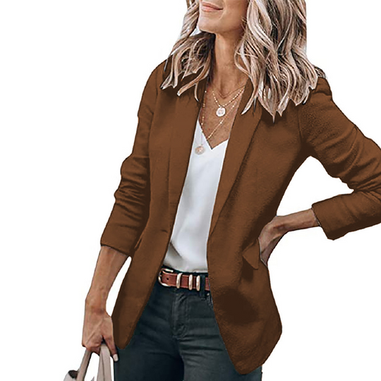 🎉 LIMITED TIME 50% OFF! 💃 Slim-Fit Lapel Blazer – Day-to-Night Polish 🌹