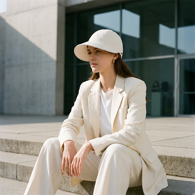 🔥LAST DAY SALE: ONLY ￡6.99!!🎁✨Women’s UPF 50+ Elegant Foldable Sun Hat – Wide-Brim Cotton Bucket Hat with Neck Flap & Adjustable Strap 🌞🇬🇧 | Packable, Breathable & Beach-Ready