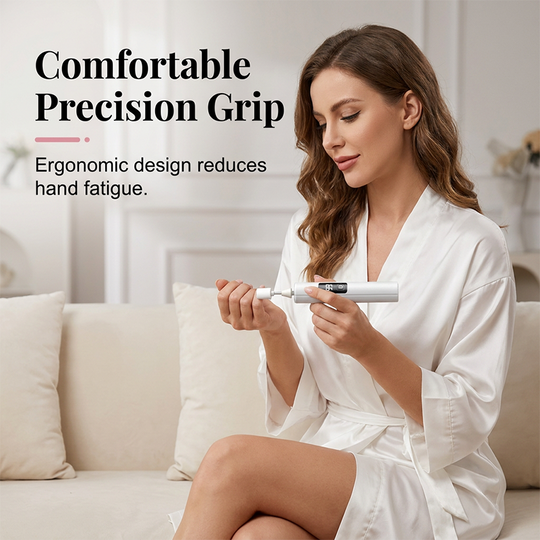 🥳Last Day Promotion!💅✨ Professional Electric Nail Polisher – Smooths thick nails, 99-speed display. Multiple heads for shaping &amp; buffing. Salon at home! 🌟💎