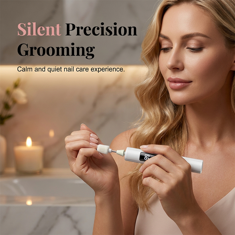 🥳Last Day Promotion!💅✨ Professional Electric Nail Polisher – Smooths thick nails, 99-speed display. Multiple heads for shaping &amp; buffing. Salon at home! 🌟💎