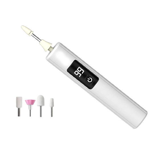 🥳Last Day Promotion!💅✨ Professional Electric Nail Polisher – Smooths thick nails, 99-speed display. Multiple heads for shaping &amp; buffing. Salon at home! 🌟💎