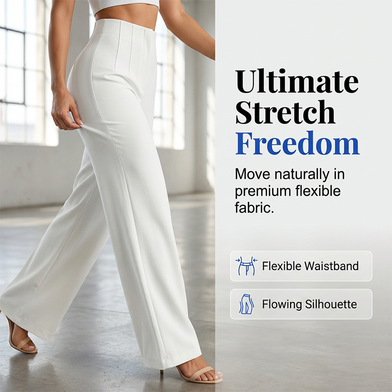 🎉 2026 Hot Sale — 50% OFF! 👖 High-Waist Wide Leg Pants – Airy Elegant Flow ✨