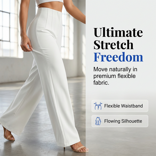 🎉 2026 Hot Sale — 50% OFF! 👖 High-Waist Wide Leg Pants – Airy Elegant Flow ✨