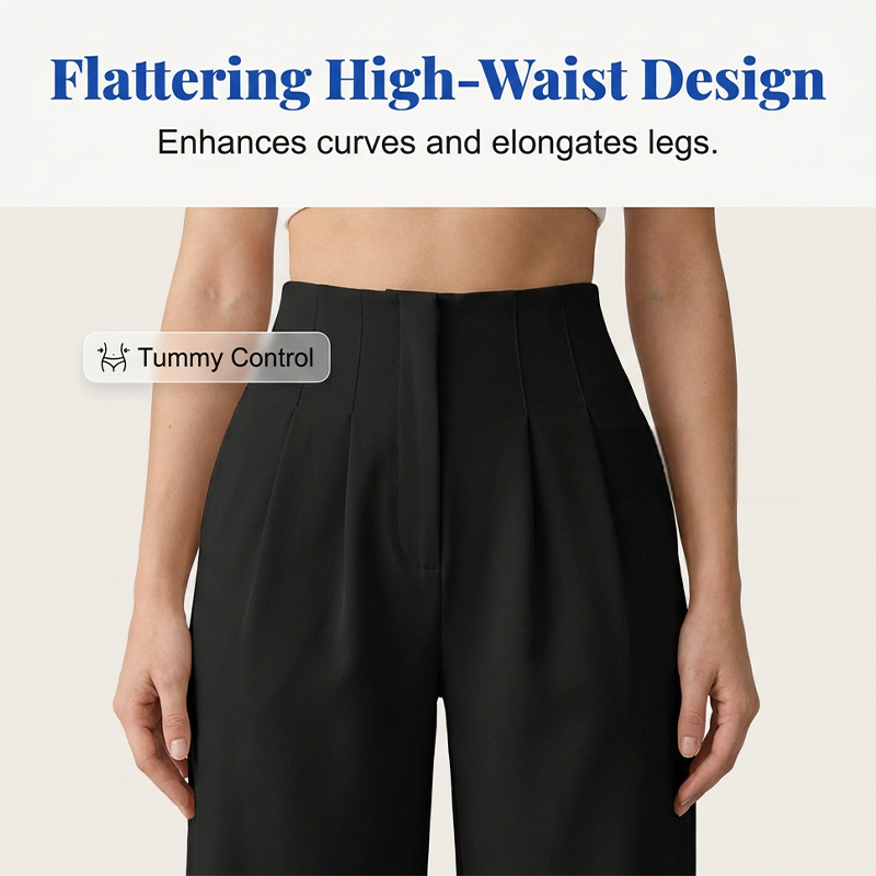 🎉 2026 Hot Sale — 50% OFF! 👖 High-Waist Wide Leg Pants – Airy Elegant Flow ✨