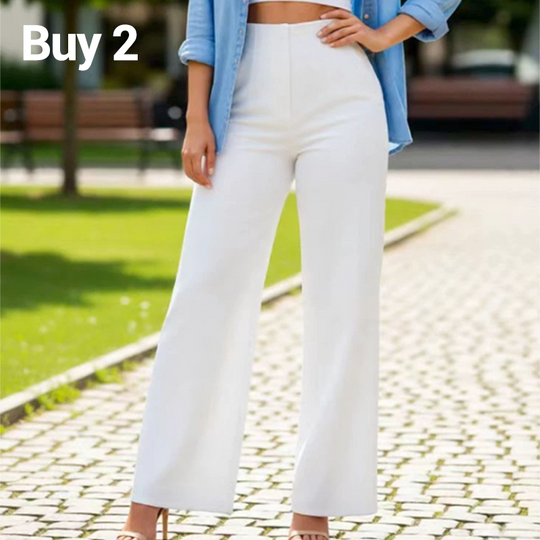 🎉 2026 Hot Sale — 50% OFF! 👖 High-Waist Wide Leg Pants – Airy Elegant Flow ✨