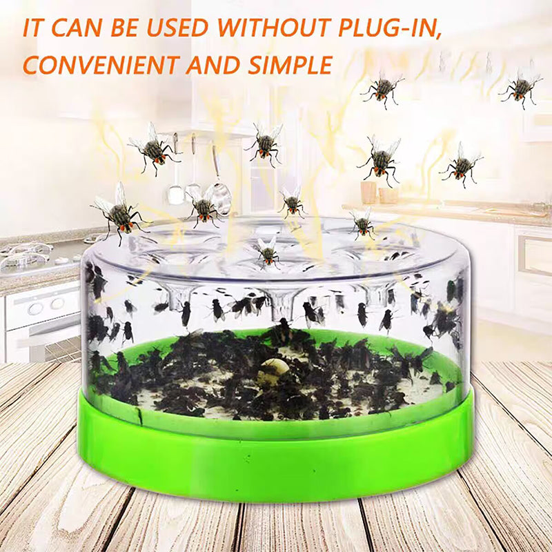 🔌Last Day Special Price✅ Reusable fly trap—no electricity, no poison! 🏠 Safe to use in the kitchen and around children and pets.