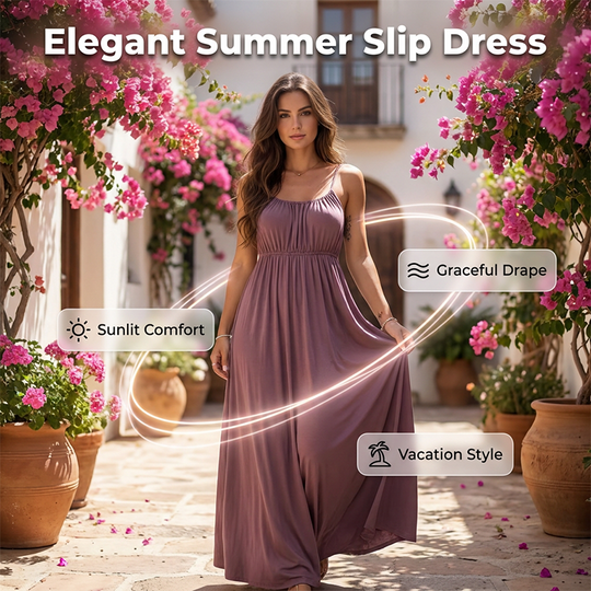 🎁2026 New Arrivals 50% OFF💥French Slip Dress – Breezy &amp; Effortlessly Chic