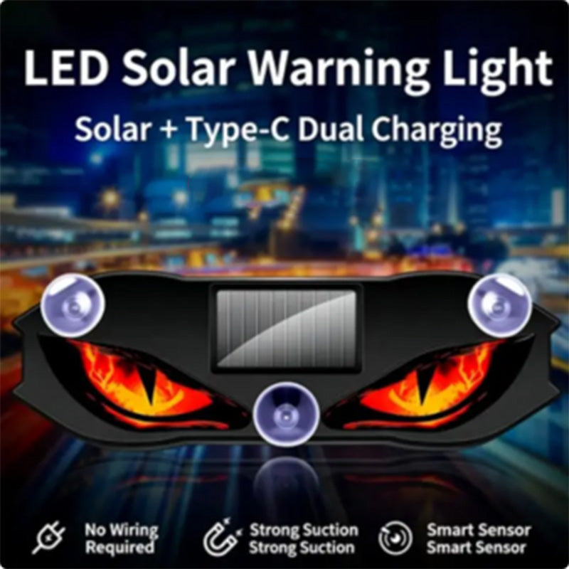 🥳2026 HOT SALE🥳💞50K+ SOLD!🚗🔆 50% OFF! Solar‑Powered Car Warning Light – Auto on with vibration, solar + USB charge. Bright LED, suction mount. Keep safe on roadside day &amp; night! 🛡️✨
