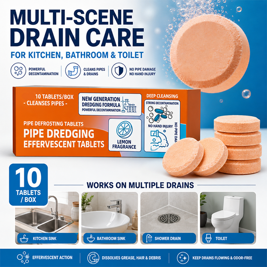 🔥 BUY 2 GET 1 FREE! 🚿 Fast-Acting Drain Cleaner Powder ✨ Clears Clogs, Removes Odors &amp; Keeps Drains Fresh