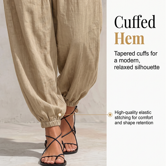 💃 2026 Sale — Over 33,000 Sold!🔥 Chic Draped Halter Neck Jumpsuit – Relaxed Wide-Leg Silhouette ✨