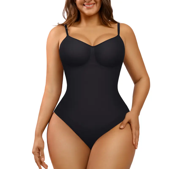 🔥 50% OFF TODAY! 💕 Seamless Thong Bodysuit Jumpsuit ✨ Sculpting Fit, Adjustable Comfort &amp; Invisible Under Any Outfit