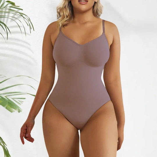 🔥 50% OFF TODAY! 💕 Seamless Thong Bodysuit Jumpsuit ✨ Sculpting Fit, Adjustable Comfort &amp; Invisible Under Any Outfit