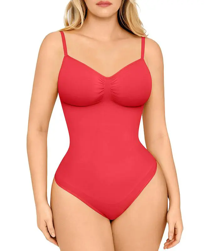 🔥 50% OFF TODAY! 💕 Seamless Thong Bodysuit Jumpsuit ✨ Sculpting Fit, Adjustable Comfort &amp; Invisible Under Any Outfit