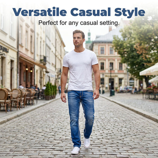 👖LIMITED-TIME 50% OFF! 🔥 Men’s High Stretch Double Stitched Jeans – Flexible Comfort, Reinforced Seams and Classic Five Pocket Style