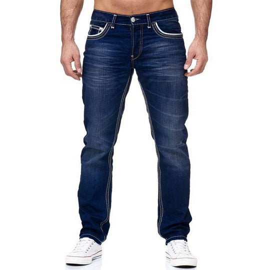 👖LIMITED-TIME 50% OFF! 🔥 Men’s High Stretch Double Stitched Jeans – Flexible Comfort, Reinforced Seams and Classic Five Pocket Style