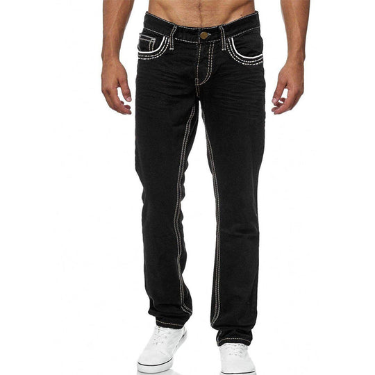👖LIMITED-TIME 50% OFF! 🔥 Men’s High Stretch Double Stitched Jeans – Flexible Comfort, Reinforced Seams and Classic Five Pocket Style