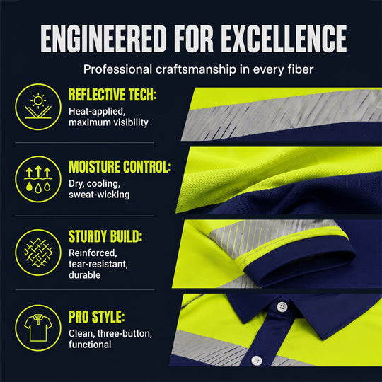 🏃☀️🦺 50% OFF! Round-Neck Hi-Vis Top – Lightweight, visible, great for running.