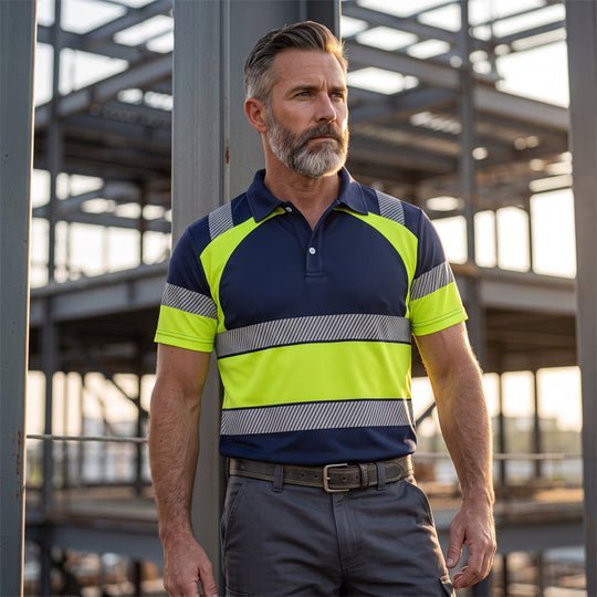 🏃☀️🦺 50% OFF! Round-Neck Hi-Vis Top – Lightweight, visible, great for running.