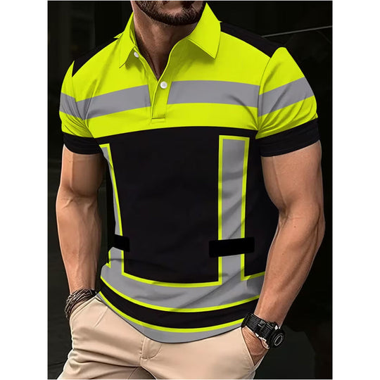 🏃☀️🦺 50% OFF! Round-Neck Hi-Vis Top – Lightweight, visible, great for running.