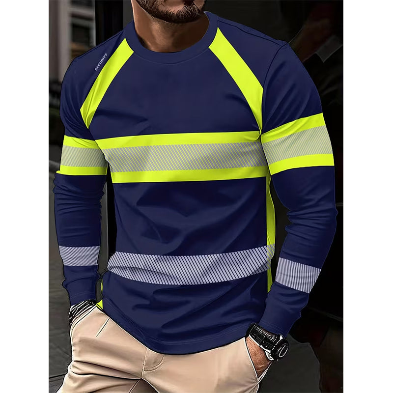 🏃☀️🦺 50% OFF! Round-Neck Hi-Vis Top – Lightweight, visible, great for running.