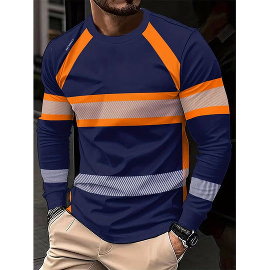 🏃☀️🦺 50% OFF! Round-Neck Hi-Vis Top – Lightweight, visible, great for running.