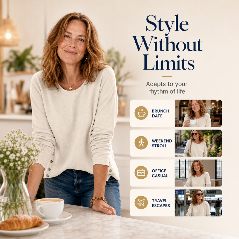 ✨🛍️Fresh Drop - Relaxed Fit Linen Top – Breezy Comfort &amp; Classic Style for Casual Days 🍃