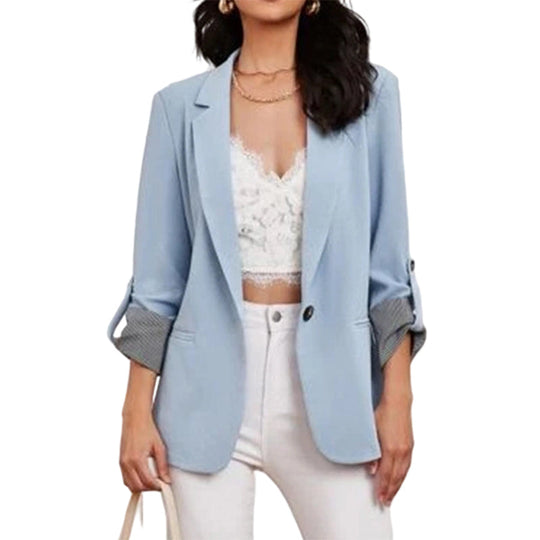 ☀️🧥New Arrivals - Sleek Cardigan Blazer – Soft Drape &amp; Versatile Styling from Office to Evening
