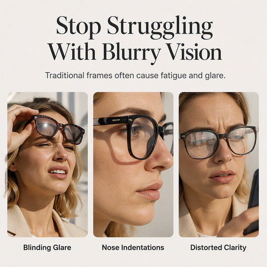 📢📢50% OFF !! ⏰Rimless Square Sunglasses for Women