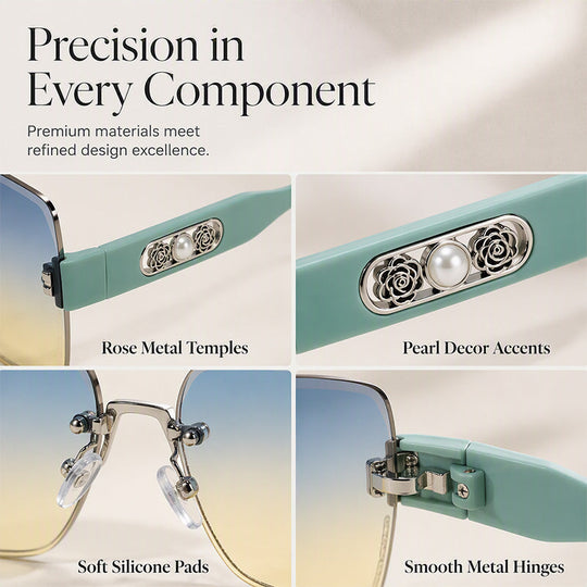 📢📢50% OFF !! ⏰Rimless Square Sunglasses for Women