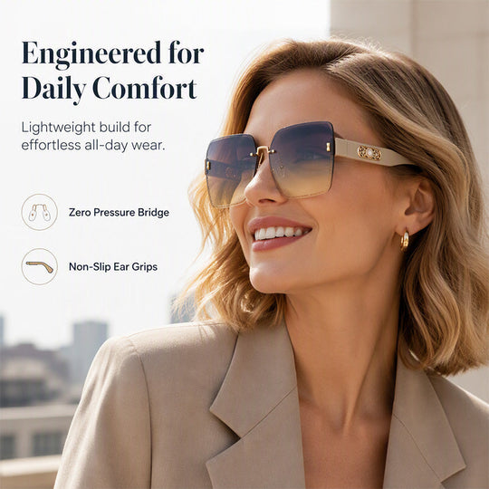 📢📢50% OFF !! ⏰Rimless Square Sunglasses for Women