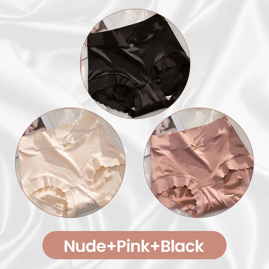 🔥Hot Sale SAVE 50% NOW! 🔥Premium Satin Antibacterial Moisture-absorbing Panties