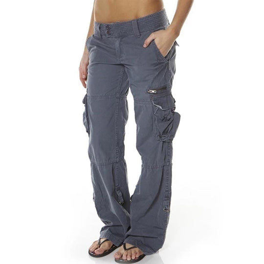 Must-Have🔥👖 Relaxed Wide-Leg Cargo Trousers – Functional Multi-Pocket Design &amp; Comfortable All-Day Fit